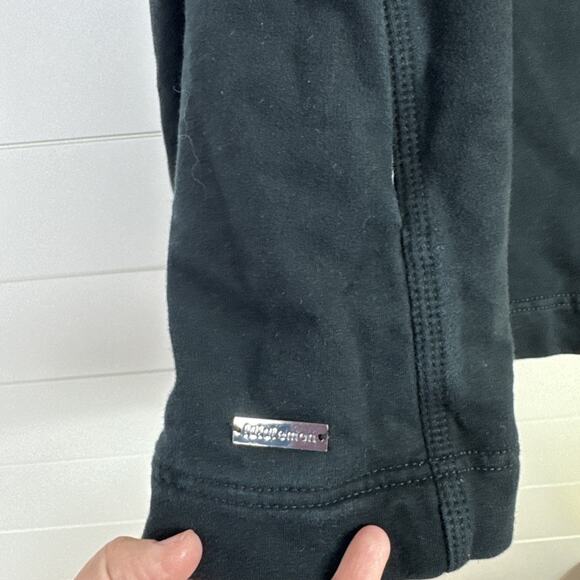 Lululemon Savasana Wrap Jacket Long Sleeved Snap Button Closure Black sz 8 - Picture 8 of 9